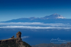 Blick zum Teide und Roque Nublo