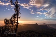 Abends auf dem Piezo de las nieves