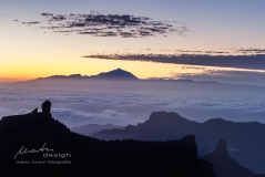 Blick zum Teide und Roque Nublo